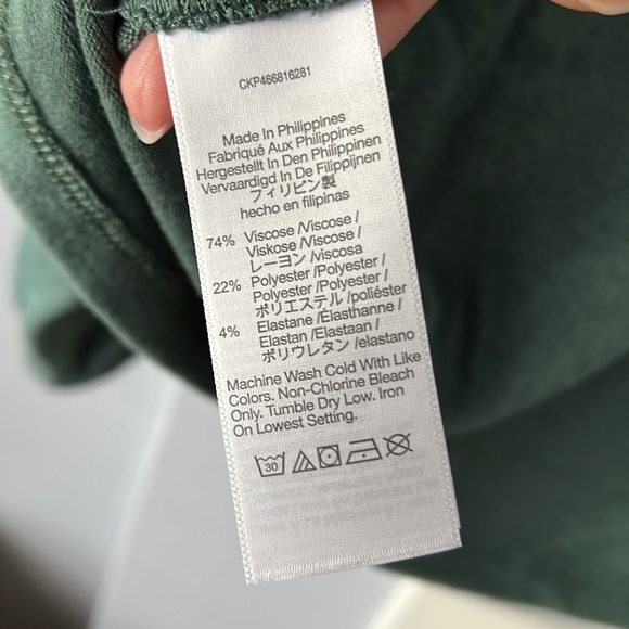 Madewell Dreamiest Knit Long-Sleeve Tee | Simply Sage | Size: S - Picture 12 of 14